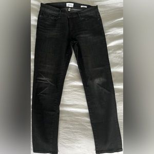 LIKE NEW Frame - Le Garcon black denim size 30